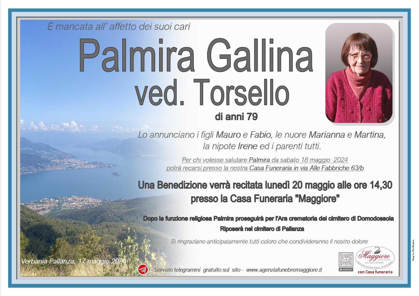 Palmira Gallina ved. Torsello