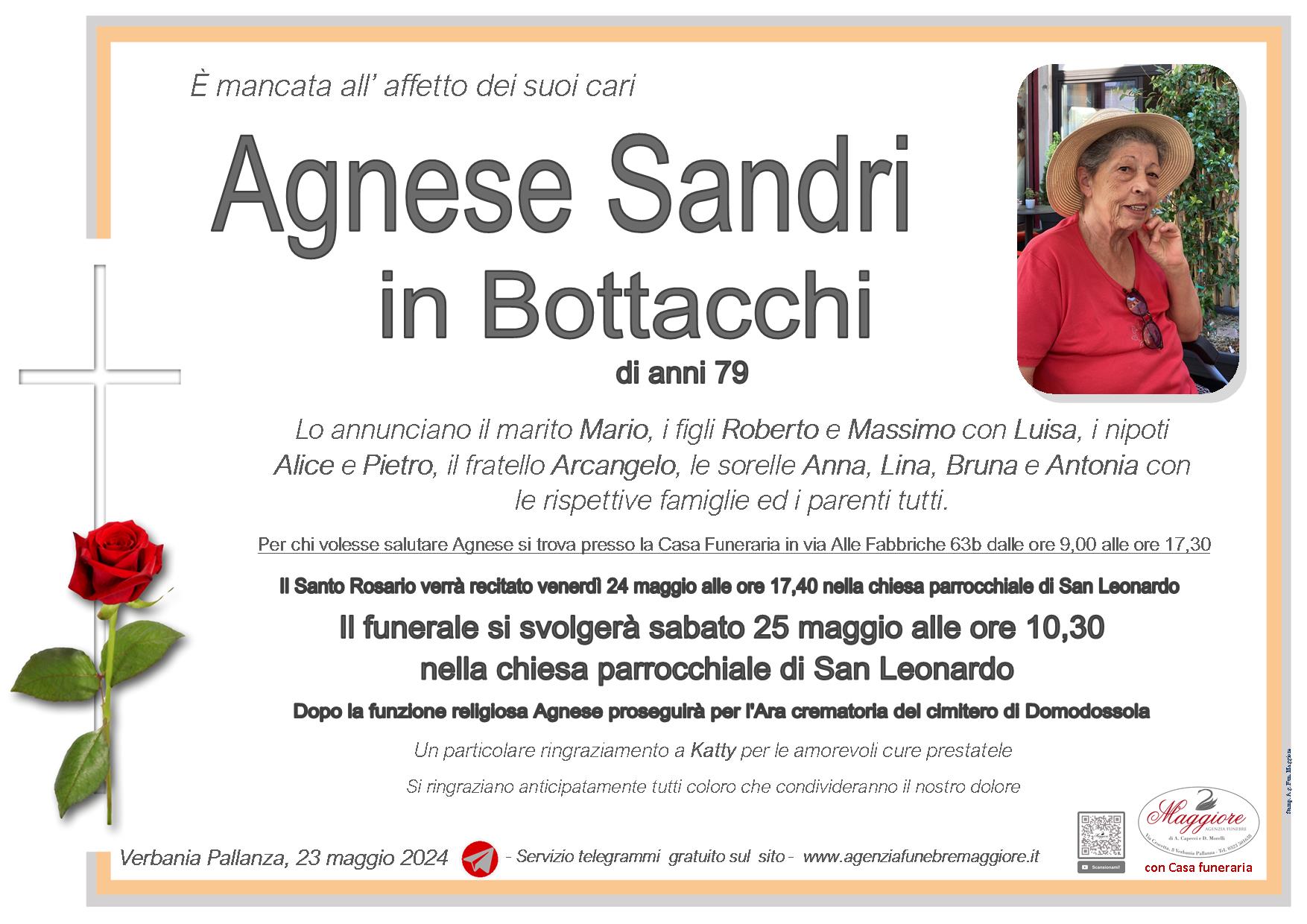 Agnese Sandri in Bottacchi