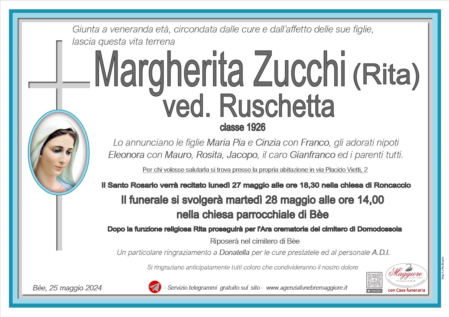 Margherita Zucchi ved. Ruschetta