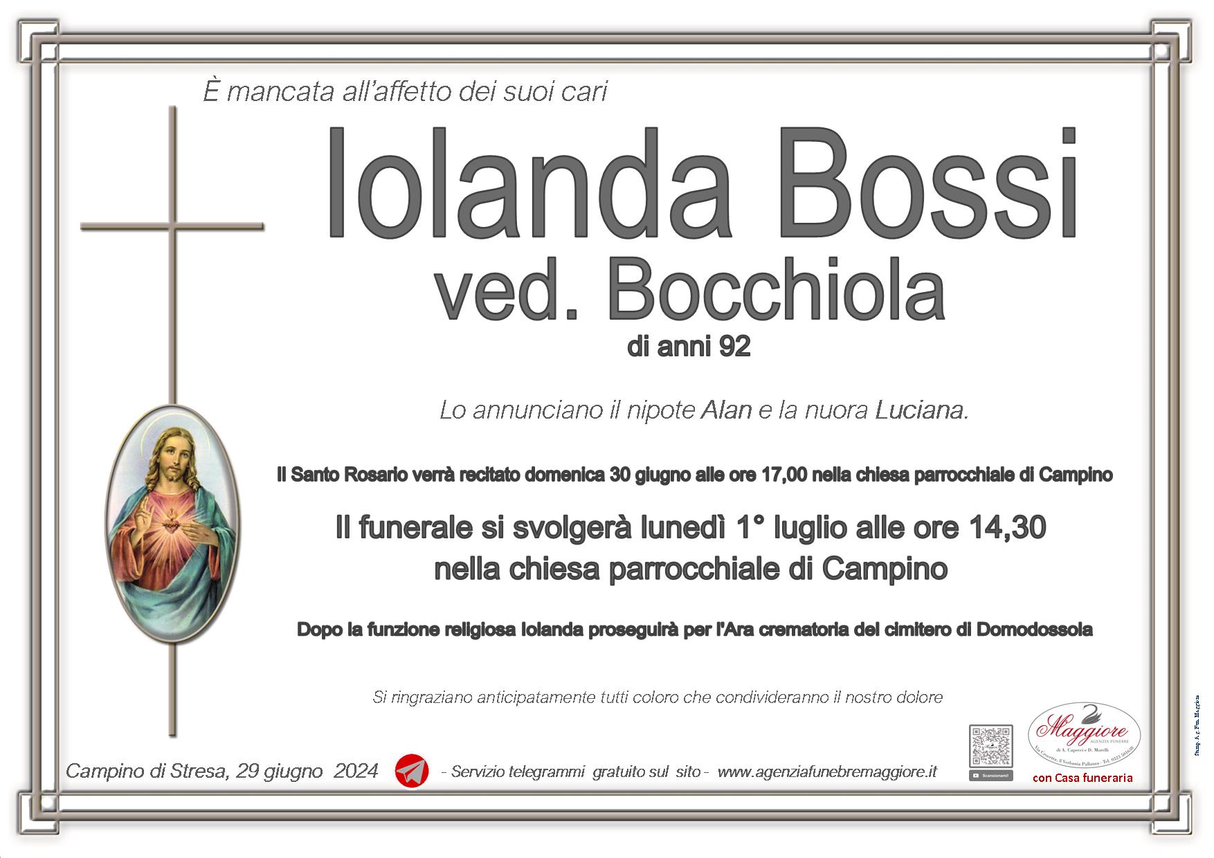 Iolanda Bossi ved. Bocchiola