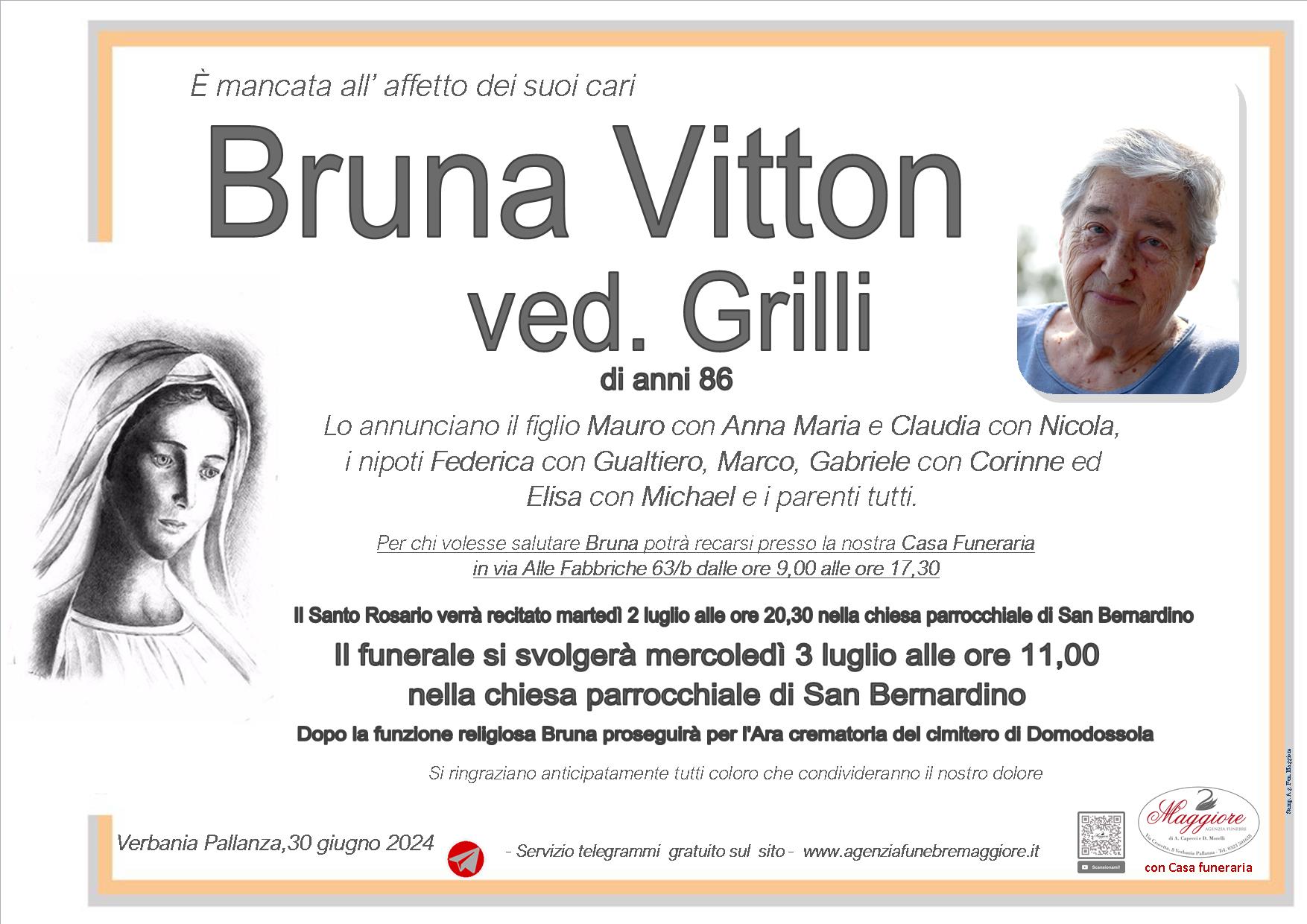 Bruna Vitton ved. Grilli