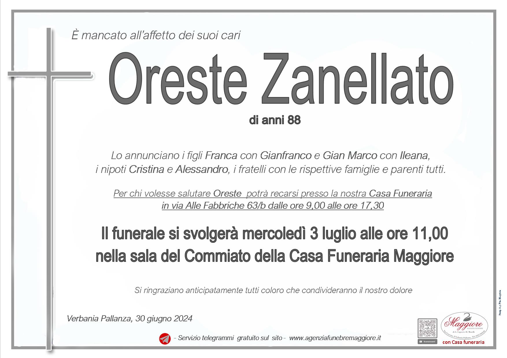 Oreste  Zanellato