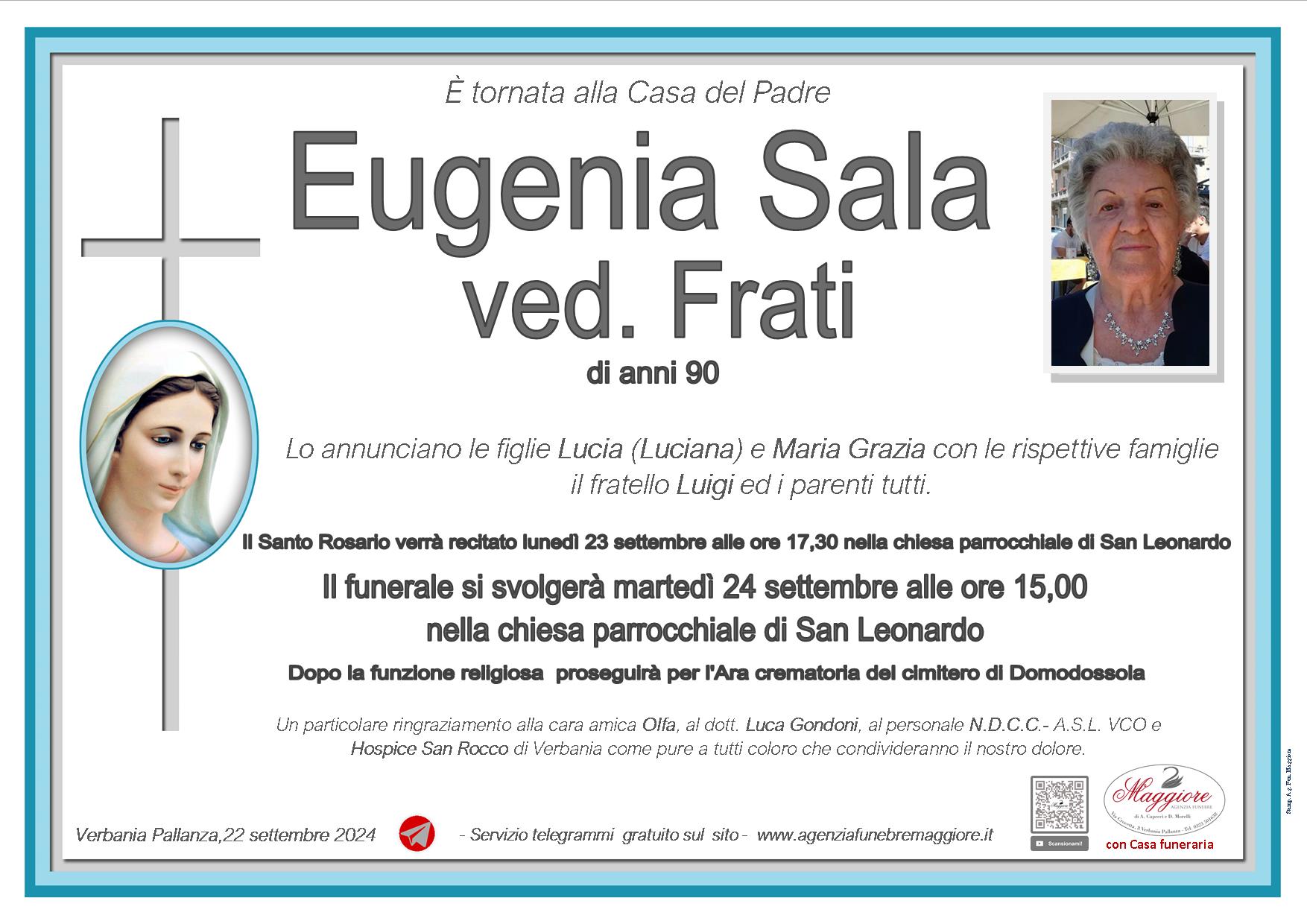 Eugenia Sala ved. Frati