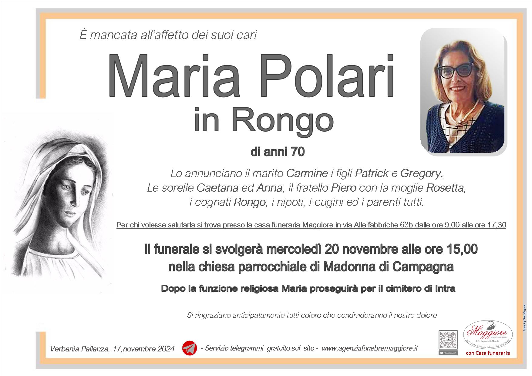 Maria Polari in Rongo